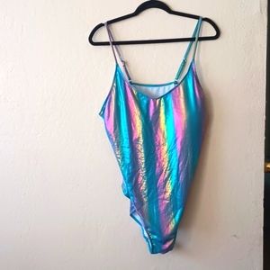 Shein mermaid colored size3xl Ladies Swimsuit